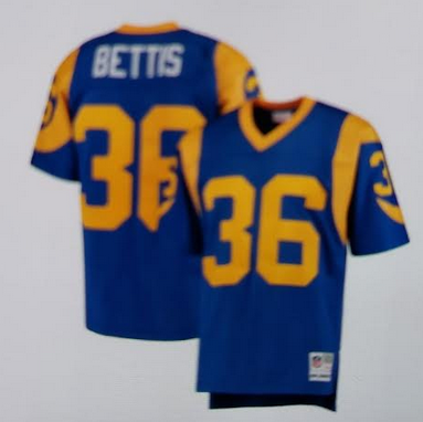 Men Los Angeles Rams 36 Bettis blue Nike Limited NFL 2025 Jersey